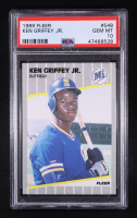 Ken Griffey Jr. 1989 Fleer #548 RC (PSA 10) at PristineAuction.com