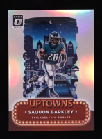 Saquon Barkley 2024 Donruss Optic Uptowns #17 at PristineAuction.com