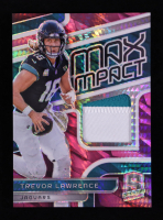 Trevor Lawrence 2024 Panini Spectra Max Impact Materials Neon Pink #4 #09/15 at PristineAuction.com