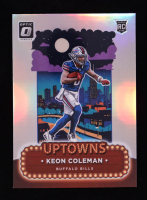 Keon Coleman 2024 Donruss Optic Uptowns #15 RC at PristineAuction.com