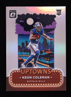 Keon Coleman 2024 Donruss Optic Uptowns #15 RC at PristineAuction.com
