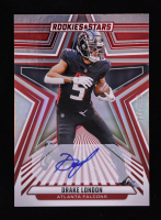 Drake London 2024 Rookies and Stars Signatures Longevity #6 #110/299 at PristineAuction.com
