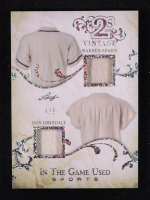 Warren Spahn / Don Drysdale 2025 Leaf ITG Used Sports Dual Vintage Silver Sparkle #IGV5 #4/8 at PristineAuction.com