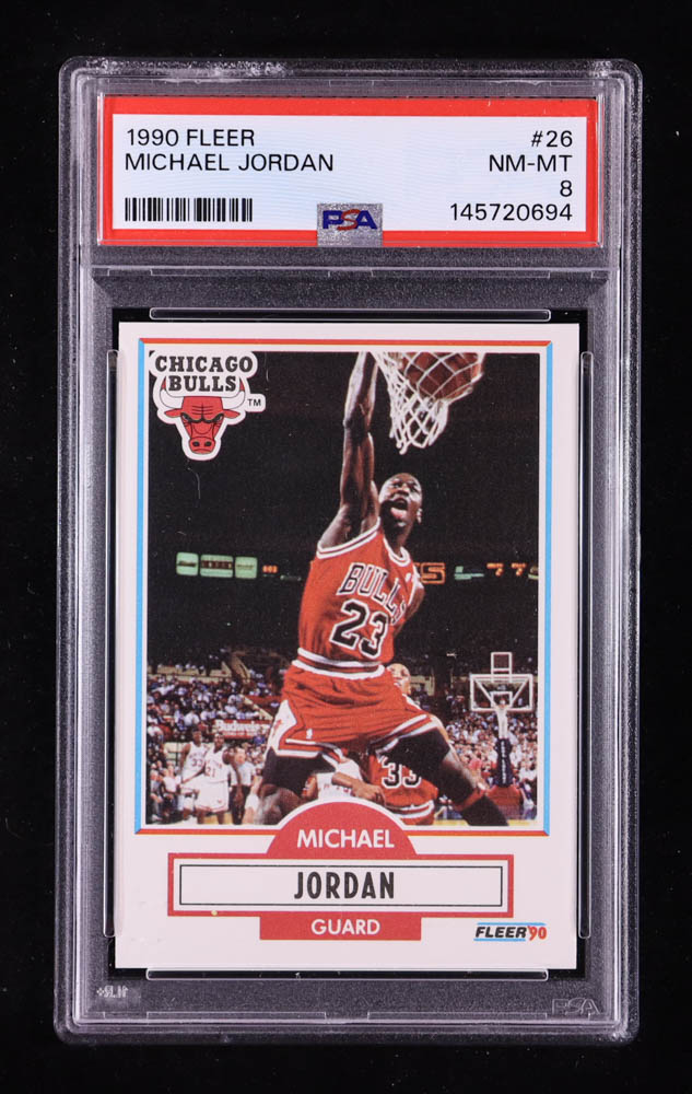 Michael Jordan 1990-91 Fleer #26 (PSA 8) at PristineAuction.com Michael Jordan 1990-91 Fleer #26 (PSA 8) at PristineAuction.com
