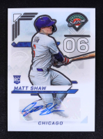 Matt Shaw 2025 Panini Prospect Edition Holo Prospect Ticket Signatures Prizms Silver #125 RC at PristineAuction.com
