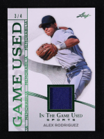 Alex Rodriguez 2025 Leaf ITG Used Sports Game Used Memorabilia Green #GM3 #3/4 at PristineAuction.com