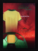 Garrincha 2025 Leaf ITG Used Sports In the Beautiful Game Used Green #BU6 #2/4 at PristineAuction.com