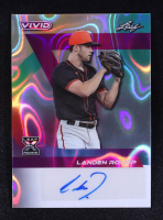 Landen Roupp 2024 Leaf Vivid Lava Autographs #BALR1 #2/9 RC at PristineAuction.com