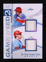 Keith Hernandez / Ted Simmons 2025 Leaf ITG Used Sports Game Used Dual Memorabilia Platinum Blue #IG27 #1/7 at PristineAuction.com