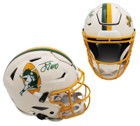 Jordan Love Signed Packers Full-Size Authentic On-Field Retro Alternate Speedflex Helmet (Beckett) at PristineAuction.com