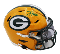 Jordan Love Signed Packers Mid-Size Speedflex Helmet (Beckett) at PristineAuction.com