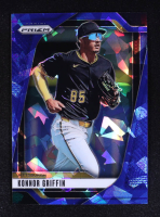 Konnor Griffin 2025 Panini Prizm Prizms Blue Ice #199 RC at PristineAuction.com