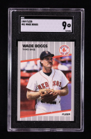 Wade Boggs 1989 Fleer #81 (SGC 9) at PristineAuction.com