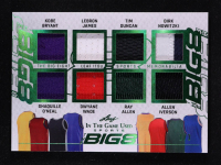 2025 Leaf ITG Used Sports Big 8 Green #B85 Kobe Bryant / LeBron James / Tim Duncan / Dirk Nowitzki / Shaquille O'Neal / Dwyane Wade / Ray Allen / Allen Iverson #1/3 at PristineAuction.com