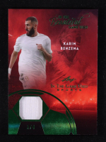 Karim Benzema 2025 Leaf ITG Used Sports In the Beautiful Game Used Green #BU9 #3/4 at PristineAuction.com