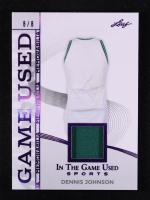Dennis Johnson 2025 Leaf ITG Used Sports Game Used Memorabilia Purple #GM9 #8/8 at PristineAuction.com