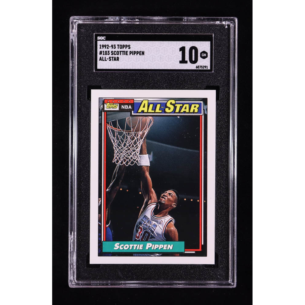 Scottie Pippen 1992-93 Topps AS #103 (PSA 10) at PristineAuction.com
