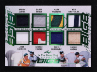 2025 Leaf ITG Used Sports Big 8 Green #B810 Aaron Judge / Barry Bonds / Mark McGwire / Ken Griffey Jr. / Jose Canseco / George Foster / Alex Rodriguez / Shohei Ohtani #2/2 at PristineAuction.com