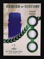 Chris Paul 2025 Leaf ITG Used Sports Heroes of History Green #HH15 #1/3 at PristineAuction.com