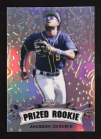 Jackson Chourio 2023 Leaf Metal Special Release Prized Rookie Prismatic Silver #PR36 #19/25 RC at PristineAuction.com