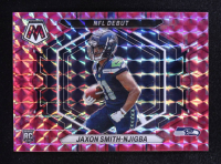 Jaxon Smith-Njigba 2023 Panini Mosaic NFL Debut Mosaic Camo Pink #12 RC at PristineAuction.com