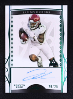 Jahmyr Gibbs 2022 Leaf Trinity Emerald Foil Autographs #BAJG1 #20/25 RC at PristineAuction.com