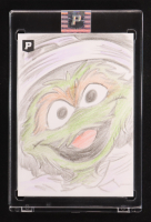 Oscar the Grouch | The Muppets | Original Art Sketch Card by Guy Gilchrist (1/1 Original Art) at PristineAuction.com