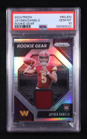 Jayden Daniels 2024 Panini Prizm Rookie Gear #2 RC (PSA 10) at PristineAuction.com