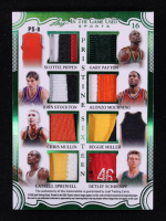 2025 Leaf ITG Used Sports Pristine 16 Green #PS8 Hakeem Olajuwon / David Robinson / Shaquille O'Neal / Charles Barkley / Patrick Ewing / Karl Malone / Grant Hill / Chris Webber / Scottie Pippen / Gary Payton John Stockton / Alonzo Mourning #3/3 at PristineAuction.com