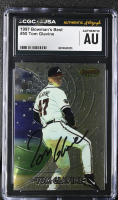Tom Glavine Signed 1997 Bowman's Best #50 (CGC) at PristineAuction.com