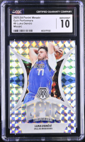 Luka Doncic 2023-24 Panini Mosaic Epic Performers Mosaic #9 (CGC 10) at PristineAuction.com