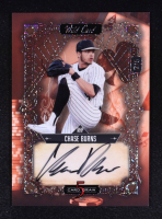 Chase Burns 2024 Wild Card 5 Card Draw Silver Sparkle Autographs #5CDVCBA #2/5 RC at PristineAuction.com