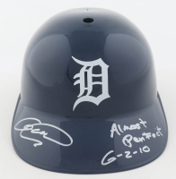 Armando Galarraga Signed Tigers Full-Size Batting Helmet Inscribed "Almost Perfect 6-2-10" (Schwartz) at PristineAuction.com