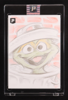Oscar the Grouch | The Muppets | Original Art Sketch Card by Guy Gilchrist (1/1 Original Art) at PristineAuction.com