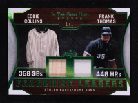 Eddie Collins / Frank Thomas 2025 Leaf ITG Used Sports Franchise Leaders Green #FL4 #1/1 at PristineAuction.com