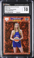 Cameron Brink 2024 Leaf Collective Promos '89 Pro Set Orange Shimmer #892 #047/299 (CGC 10) at PristineAuction.com