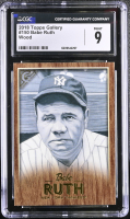 Babe Ruth 2018 Topps Gallery Wood #150 (CGC 9) at PristineAuction.com