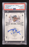 Tom Brady Signed 2008 Playoff National Treasures Sample #16 (PSA | Auto 10) at PristineAuction.com
