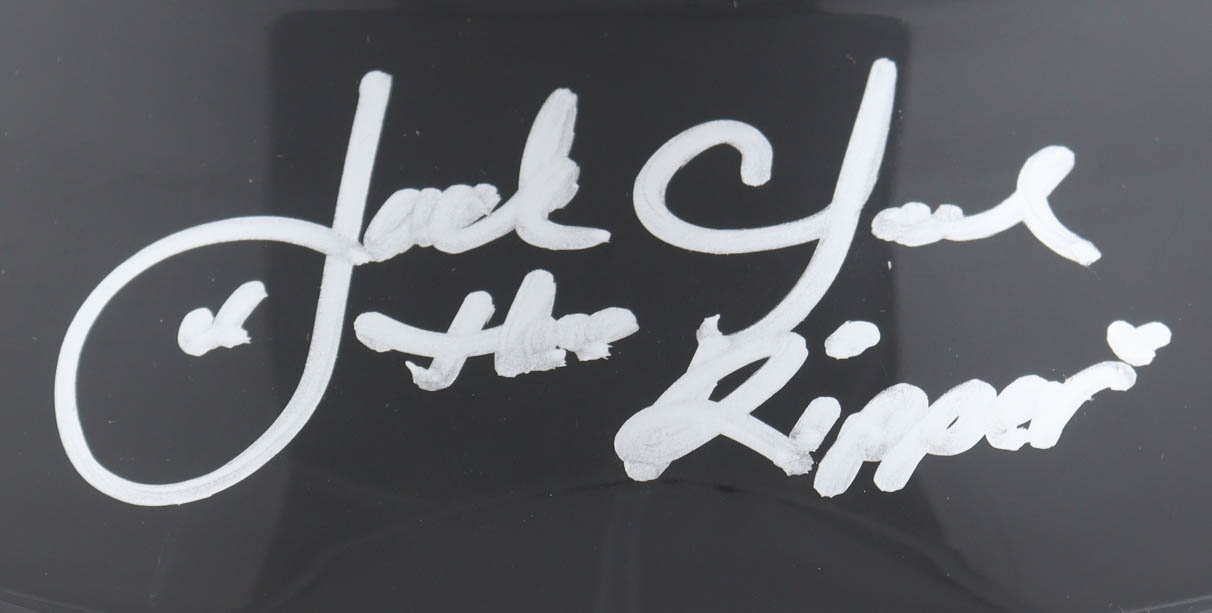 Jack Clark Signed Giants Full-Size Batting Helmet Inscribed "The Ripper" (Schwartz) at PristineAuction.com Jack Clark Signed Giants Full-Size Batting Helmet Inscribed "The Ripper" (Schwartz) at PristineAuction.com