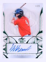 Luke Keaschall 2024 Leaf Trinity Emerald Foil Clear Autographs #CALK1 #1/25 RC at PristineAuction.com
