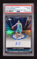 Kon Knueppel 2025 Topps Chrome Autograph Rookie Issue Blue Refractor #TAIRKK #117/150 RC (PSA 9) at PristineAuction.com