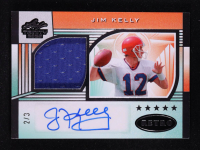 Jim Kelly 2025 Leaf Trinity Retro Rookie Memorabilia Autographs Silver #RRMJK1 #2/3 at PristineAuction.com