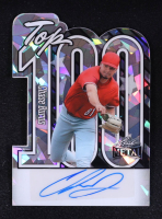 Chase Burns 2025 Leaf Metal Top 100 Silver Crystal #TCB2 #21/25 RC at PristineAuction.com