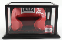 Julio Cesar Chavez Signed Everlast Headgear with Wrist Wraps in Display Case (PSA) at PristineAuction.com