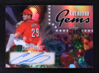 Chase Burns 2025 Leaf Metal 1st Round Gems Autographs Holo #RGCB2 #4/35 RC at PristineAuction.com