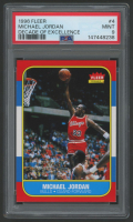 Michael Jordan 1996-97 Fleer Decade of Excellence #4 (PSA 9) at PristineAuction.com