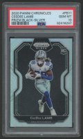 CeeDee Lamb 2020 Panini Chronicles Prizm Black Silver #PB11 RC (PSA 10) at PristineAuction.com
