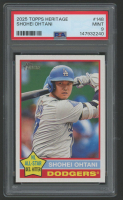 Shohei Ohtani 2025 Topps Heritage #148 (PSA 9) at PristineAuction.com