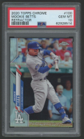 Mookie Betts 2020 Topps Chrome Refractor #100 (PSA 10) at PristineAuction.com