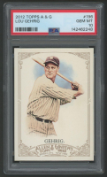 Lou Gehrig 2012 Topps Allen & Ginter #196 (PSA 10) at PristineAuction.com